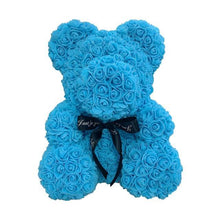 Load image into Gallery viewer, Valentine's Day Gifts Teddy Rose Bear Artificial Flower - GoHappyShopin
