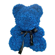Load image into Gallery viewer, Valentine's Day Gifts Teddy Rose Bear Artificial Flower - GoHappyShopin
