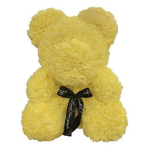 Load image into Gallery viewer, Valentine's Day Gifts Teddy Rose Bear Artificial Flower - GoHappyShopin
