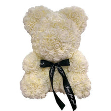 Load image into Gallery viewer, Valentine's Day Gifts Teddy Rose Bear Artificial Flower - GoHappyShopin
