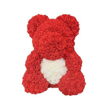 Load image into Gallery viewer, Valentine's Day Gifts Teddy Rose Bear Artificial Flower - GoHappyShopin
