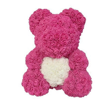 Load image into Gallery viewer, Valentine's Day Gifts Teddy Rose Bear Artificial Flower - GoHappyShopin
