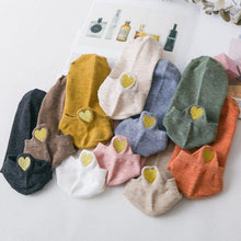 Load image into Gallery viewer, 5Pairs Women Cute Heart Casual Funny Sock Fashion Socks - GoHappyShopin
