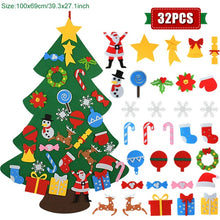 Load image into Gallery viewer, Kids DIY Felt Christmas Tree Christmas Decoration for Home 2021 - GoHappyShopin
