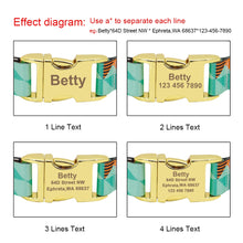 Load image into Gallery viewer, Fashion Custom Dog Collar Nylon Free Engraved ID for Small Medium Large Dogs - GoHappyShopin
