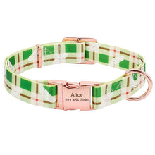 Load image into Gallery viewer, Fashion Custom Dog Collar Nylon Free Engraved ID for Small Medium Large Dogs - GoHappyShopin
