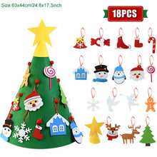 Load image into Gallery viewer, Kids DIY Felt Christmas Tree Christmas Decoration for Home 2021 - GoHappyShopin
