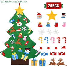 Load image into Gallery viewer, Kids DIY Felt Christmas Tree Christmas Decoration for Home 2021 - GoHappyShopin
