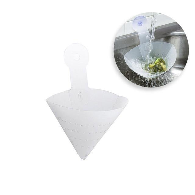 Multifunctional Corner Sink Drain Basket - GoHappyShopin