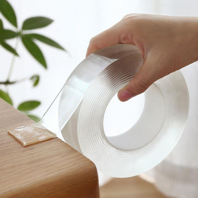 Nano Magic Waterproof Adhesive Transparent Double Sided Tape With Reusable - GoHappyShopin