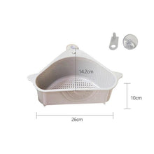 Load image into Gallery viewer, Multifunctional Corner Sink Drain Basket - GoHappyShopin
