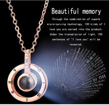 Load image into Gallery viewer, Valentine's Day Gift ROSE SPACE Jewelry with Artificial Flower - GoHappyShopin
