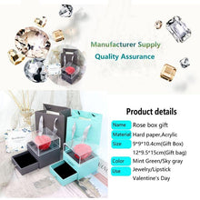 Load image into Gallery viewer, Valentine's Day Gift ROSE SPACE Jewelry with Artificial Flower - GoHappyShopin
