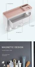 Load image into Gallery viewer, Automatic Toothpaste Dispenser With Magnetic Cup - GoHappyShopin
