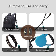 Load image into Gallery viewer, Portable Degradable Dog Poop Bags Dispenser with LED Light - GoHappyShopin
