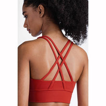 Load image into Gallery viewer, New Fabric Nylon Breathable Women Yoga Tops Bra - GoHappyShopin
