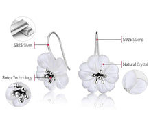 Load image into Gallery viewer, Lotus Fun Real 925 Sterling Silver Earrings Handmade Designer - GoHappyShopin
