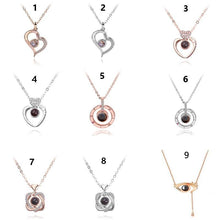 Load image into Gallery viewer, Valentine's Day Gift ROSE SPACE Jewelry with Artificial Flower - GoHappyShopin
