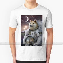 Load image into Gallery viewer, Men’s Fashion Dogecoin Cryptocurrency Very Astronaut Ver 3 T-Shirt - GoHappyShopin
