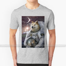 Load image into Gallery viewer, Men’s Fashion Dogecoin Cryptocurrency Very Astronaut Ver 3 T-Shirt - GoHappyShopin
