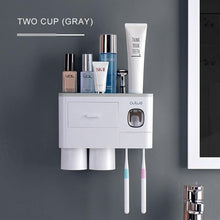 Load image into Gallery viewer, Automatic Toothpaste Dispenser With Magnetic Cup - GoHappyShopin
