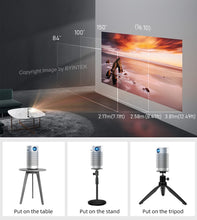Load image into Gallery viewer, 2021 P7 Mini Projector 4K for Full HD 1080p - GoHappyShopin
