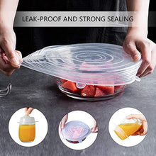 Load image into Gallery viewer, Smart Design Multi Function Bowl Cover 12 PCS - GoHappyShopin
