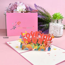 Load image into Gallery viewer, Valentines Day Gift Love 3D Pop-Up Postcard - GoHappyShopin
