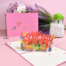 Load image into Gallery viewer, Valentines Day Gift Love 3D Pop-Up Postcard - GoHappyShopin
