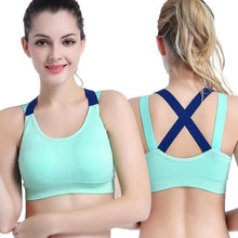 Load image into Gallery viewer, Lovely Push Up Sports Bra - GoHappyShopin
