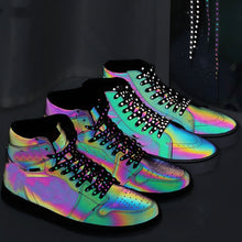 Load image into Gallery viewer, New Design Luminous Shoelaces Star Fluorescent - GoHappyShopin
