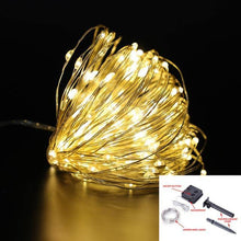 Load image into Gallery viewer, Waterproof LED Outdoor Solar Lamp String Lights - GoHappyShopin
