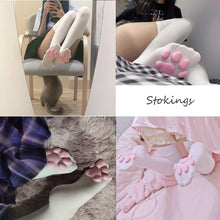 Load image into Gallery viewer, New 3D Cat Paw Socks for Girls Toe Beanies Cute Gift - GoHappyShopin
