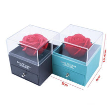 Load image into Gallery viewer, Valentine's Day Gift ROSE SPACE Jewelry with Artificial Flower - GoHappyShopin
