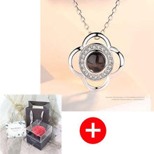 Load image into Gallery viewer, Valentine's Day Gift ROSE SPACE Jewelry with Artificial Flower - GoHappyShopin

