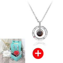 Load image into Gallery viewer, Valentine's Day Gift ROSE SPACE Jewelry with Artificial Flower - GoHappyShopin
