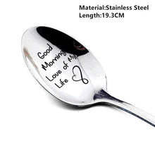Load image into Gallery viewer, Stainless Steel Spoon Present - GoHappyShopin

