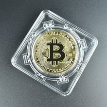 Load image into Gallery viewer, Gold Plated Bitcoin Cryptocurrency Collections - GoHappyShopin
