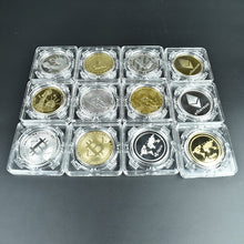 Load image into Gallery viewer, Gold Plated Bitcoin Cryptocurrency Collections - GoHappyShopin
