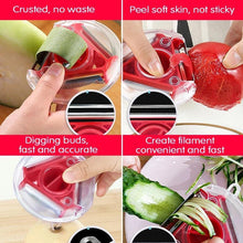 Load image into Gallery viewer, Rotatable 3 In 1 Shredder for Vegetable Fruit - GoHappyShopin
