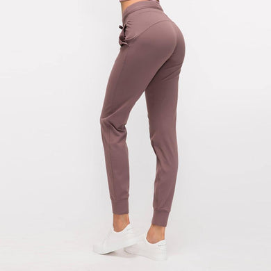 Womens Workout Sport Joggers Running Sweatpants with Pocket - GoHappyShopin