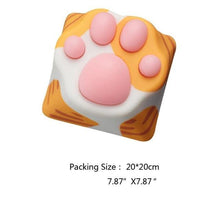 Load image into Gallery viewer, Cute Kitty Paw Artisan Cat Paws Pad Keyboard KeyCaps for Cherry MX Switches - GoHappyShopin

