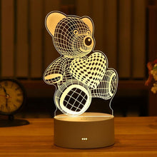 Load image into Gallery viewer, Valentine's Day Gift Love 3D Lamp LED Night Light - GoHappyShopin

