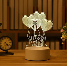 Load image into Gallery viewer, Valentine's Day Gift Love 3D Lamp LED Night Light - GoHappyShopin
