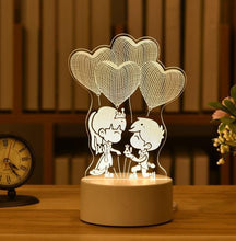 Load image into Gallery viewer, Valentine's Day Gift Love 3D Lamp LED Night Light - GoHappyShopin
