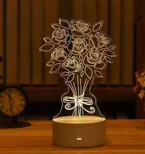 Load image into Gallery viewer, Valentine's Day Gift Love 3D Lamp LED Night Light - GoHappyShopin

