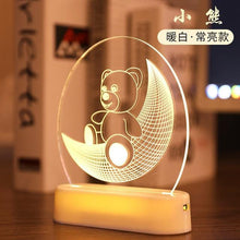 Load image into Gallery viewer, Valentine's Day Gift Love 3D Lamp LED Night Light - GoHappyShopin
