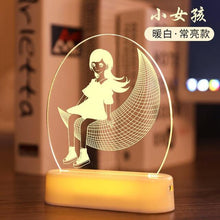 Load image into Gallery viewer, Valentine's Day Gift Love 3D Lamp LED Night Light - GoHappyShopin
