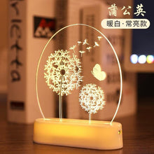 Load image into Gallery viewer, Valentine's Day Gift Love 3D Lamp LED Night Light - GoHappyShopin
