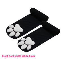 Load image into Gallery viewer, New 3D Cat Paw Socks for Girls Toe Beanies Cute Gift - GoHappyShopin
